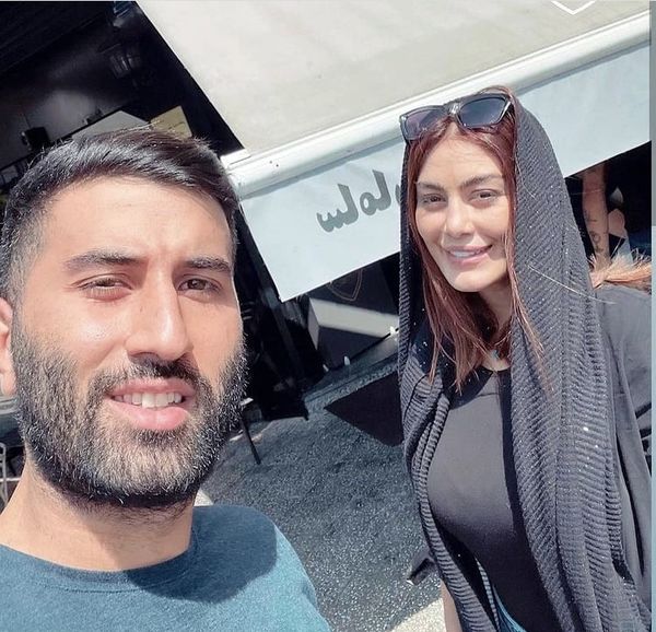 تصویر دونفره سحر قریشی